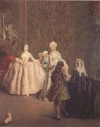 Pietro Longhi The Introduction (mk05) oil painting